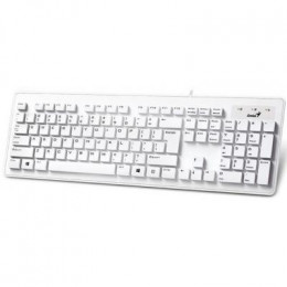 Клавиатура Genius SlimStar 130 White USB Ru (31300726104) фото 1