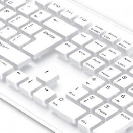 Клавиатура Genius SlimStar 130 White USB Ru (31300726104) фото 2