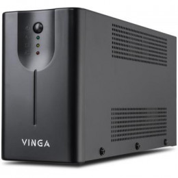 Источник бесперебойного питания Vinga LED 600VA metal case with USB+RJ11 (VPE-600MU) фото 1