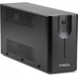 Источник бесперебойного питания Vinga LED 600VA metal case with USB+RJ11 (VPE-600MU) фото 2