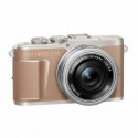Цифровий фотоапарат Olympus E-PL10 14-42 mm Pancake Zoom Kit brown/silver (V205101NE000)