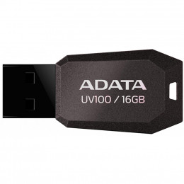 USB флеш накопитель ADATA 16GB DashDrive UV100 Black USB 2.0 (AUV100-16G-RBK) фото 1