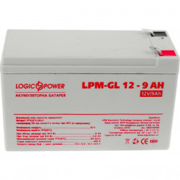 Батарея к ИБП LogicPower LPM-GL 12В 9Ач (6563) фото 1