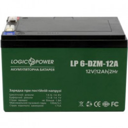 Батарея к ИБП LogicPower 12В 12 Ач (6-DZM-12) (3536) фото 1