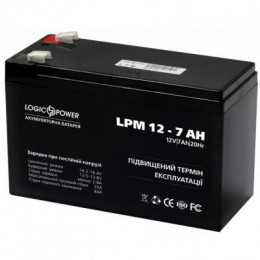 Батарея к ИБП LogicPower LPM 12В 7 Ач (3862) фото 1