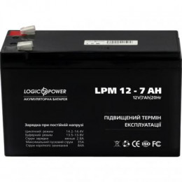 Батарея к ИБП LogicPower LPM 12В 7 Ач (3862) фото 2