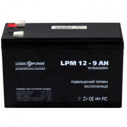 Батарея к ИБП LogicPower LPM 12В 9Ач (3866) фото 2