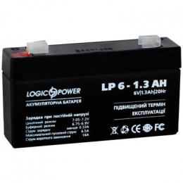 Батарея к ИБП LogicPower LPM 6В 1.3 Ач (4157) фото 1