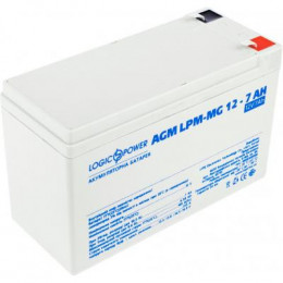 Батарея к ИБП LogicPower LPM MG 12В 7Ач (6552) фото 1