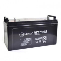 Батарея к ИБП Matrix 12V 120AH (NP120-12) фото 1