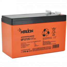 Батарея к ИБП Merlion 12V-7.2Ah PREMIUM (GP1272F2PREMIUM) фото 1