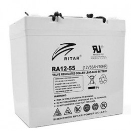 Батарея к ИБП Ritar AGM RA12-55, 12V-55Ah (RA12-55) фото 1