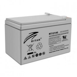 Батарея к ИБП Ritar AGM RT12140, 12V-14Ah (RT12140H) фото 1