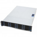 Корпус для сервера Chenbro 2U,3.5 12BAY,CRPS,W/MINI SAS HD+PSU+3.5" TRAY+FAN+USB 3.0/LE (RM23812H01*