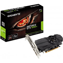 Видеокарта GIGABYTE GeForce GTX1050 Ti 4096Mb OC Low Profile (GV-N105TOC-4GL) фото 1