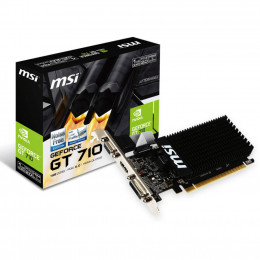 Видеокарта GeForce GT710 1024Mb MSI (GT 710 1GD3H LP) фото 1