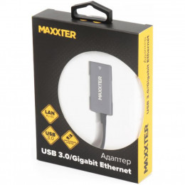 Адаптер USB to Gigabit Ethernet Maxxter (NEA-U3-01) фото 2