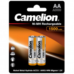 Аккумулятор Camelion AA 1500mAh Ni-MH * 2 R6-2BL (NH-AA1500BP2) фото 1