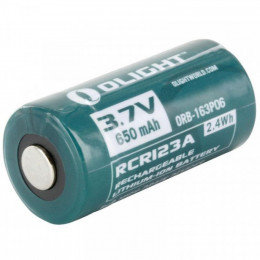 Аккумулятор Olight RCR123 (16340) Li-Ion 650 mAh (ORB2-163P06) фото 1