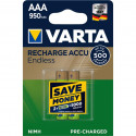 Акумуляторна батарея Varta AAA Rechargeable Accu Endless 950mAh * 2 (56683101402)