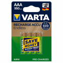 Акумуляторна батарея Varta AAA Rechargeable Accu Endless 950mAh * 4 (56683101404)