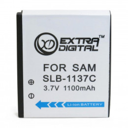 Аккумулятор к фото/видео Extradigital Samsung SLB-1137C, Li-ion, 1100 mAh (DV00DV1326) фото 1