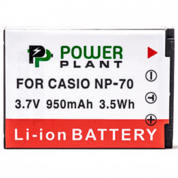Аккумулятор к фото/видео PowerPlant Casio NP-70 (DV00DV1241) фото 1