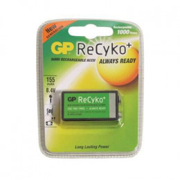Аккумулятор Крона ReCyko+ 150mAh Gp (GP 15R8H / 15R8HВE / 15R8HB-U1Recyko) фото 1