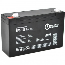 Батарея к ИБП Europower 6В 12Ач (EP6-12F1) фото 1