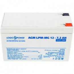 Батарея к ИБП LogicPower LPM MG 12В 7.2Ач (6553) фото 2
