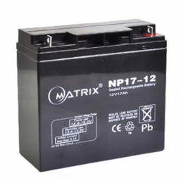 Батарея к ИБП Matrix 12V 17AH (NP17-12) фото 1