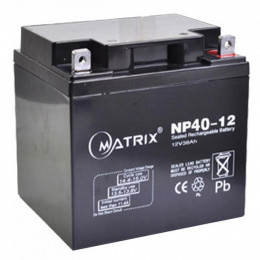 Батарея к ИБП Matrix 12V 40AH (NP40-12) фото 1