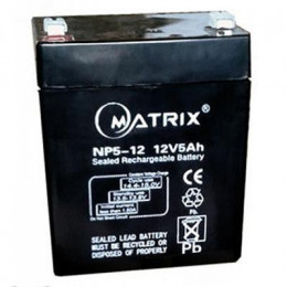 Батарея к ИБП Matrix 12V 5AH (NP5-12) фото 1