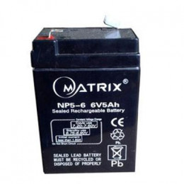 Батарея к ИБП Matrix 6V 5AH (NP5-6) фото 1