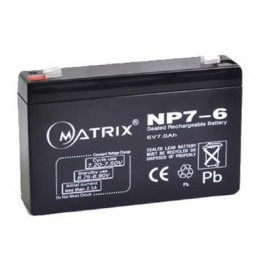 Батарея к ИБП Matrix 6V 7AH (NP7-6) фото 1