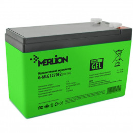 Батарея к ИБП Merlion 12V - 7.0 Ah (G-MLG1270F2) фото 1