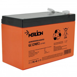 Батарея к ИБП Merlion 12V-9Ah GEL (GL1290F2 GEL) фото 1