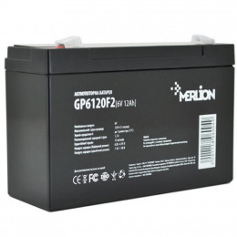 Батарея к ИБП Merlion 6V-12Ah (GP612F2) фото 1