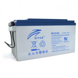 Батарея к ИБП Ritar AGM DC12-65, 12V-65Ah (DC12-65) фото 1
