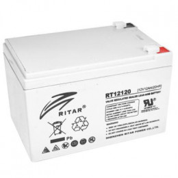 Батарея к ИБП Ritar AGM RT12120, 12V-12Ah (RT12120) фото 1