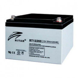 Батарея к ИБП Ritar AGM RT12260, 12V-26Ah (RT12260) фото 1