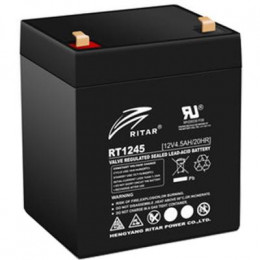 Батарея к ИБП Ritar AGM RT1245, 12V-4.5Ah, Black (RT1245B) фото 1