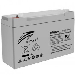 Батарея к ИБП Ritar AGM RT6100, 6V-10Ah (RT6100) фото 1