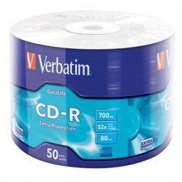 Диск CD Verbatim 700Mb 52x Wrap-box Extra (43787) фото 1