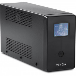 Источник бесперебойного питания Vinga LCD 1200VA metal case with USB (VPC-1200MU) фото 2