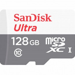 Карта памяти SanDisk 128GB microSD class 10 Ultra Light (SDSQUNR-128G-GN6MN) фото 1