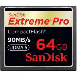 Карта памяти SanDisk 64Gb Compact Flash eXtreme Pro (SDCFXP-064G-X46/SDCFXPS-064G-X46) фото 1