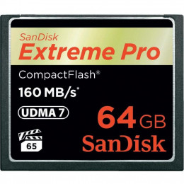 Карта памяти SanDisk Compact Flash Card 64Gb Extreme PRO (SDCFXPS-064G-X46) фото 1
