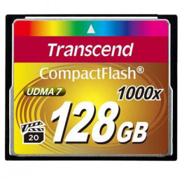 Карта памяти Transcend 128Gb Compact Flash 1000x (TS128GCF1000) фото 1