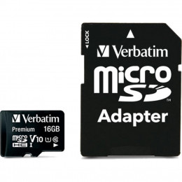 Карта памяти Verbatim 16GB microSDHC class 10 (MDAVR-10/G) фото 1